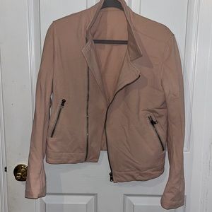 Pink zip up sweatshirt/jacket